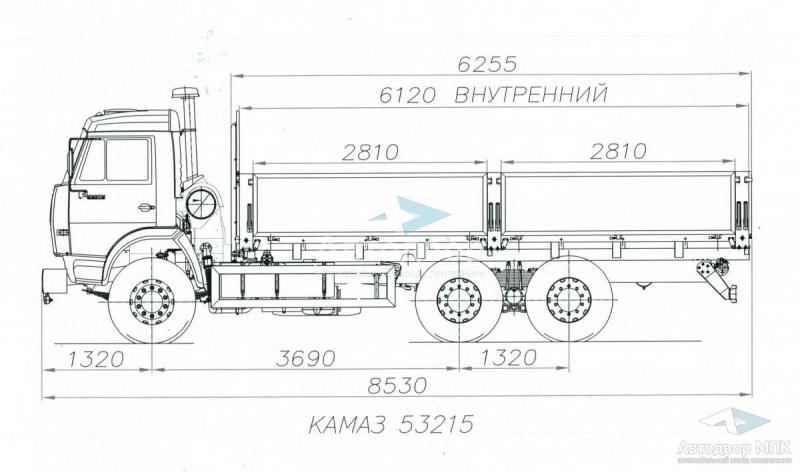 Бортовой КамАЗ 65115
